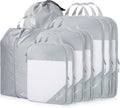 Compression Packing Cubes 9 Set for Travel - Space Saving Organizer