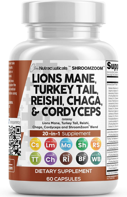 Boost Focus & Wellness with 20in1 Mushroom Mix