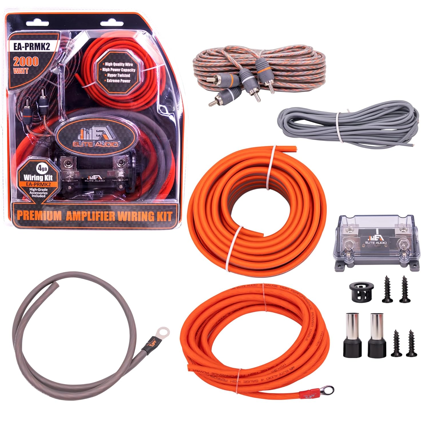 Elite Audio Premium Series Amp Kit for High-Power Installations