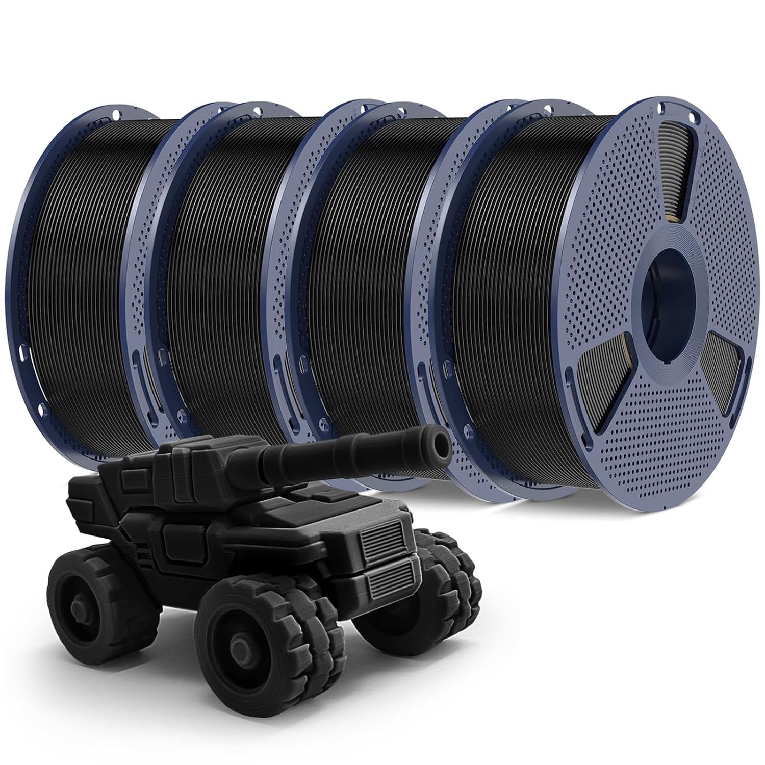 Premium PETG Filament 1.75mm for 3D Printing - 4kg Bundle