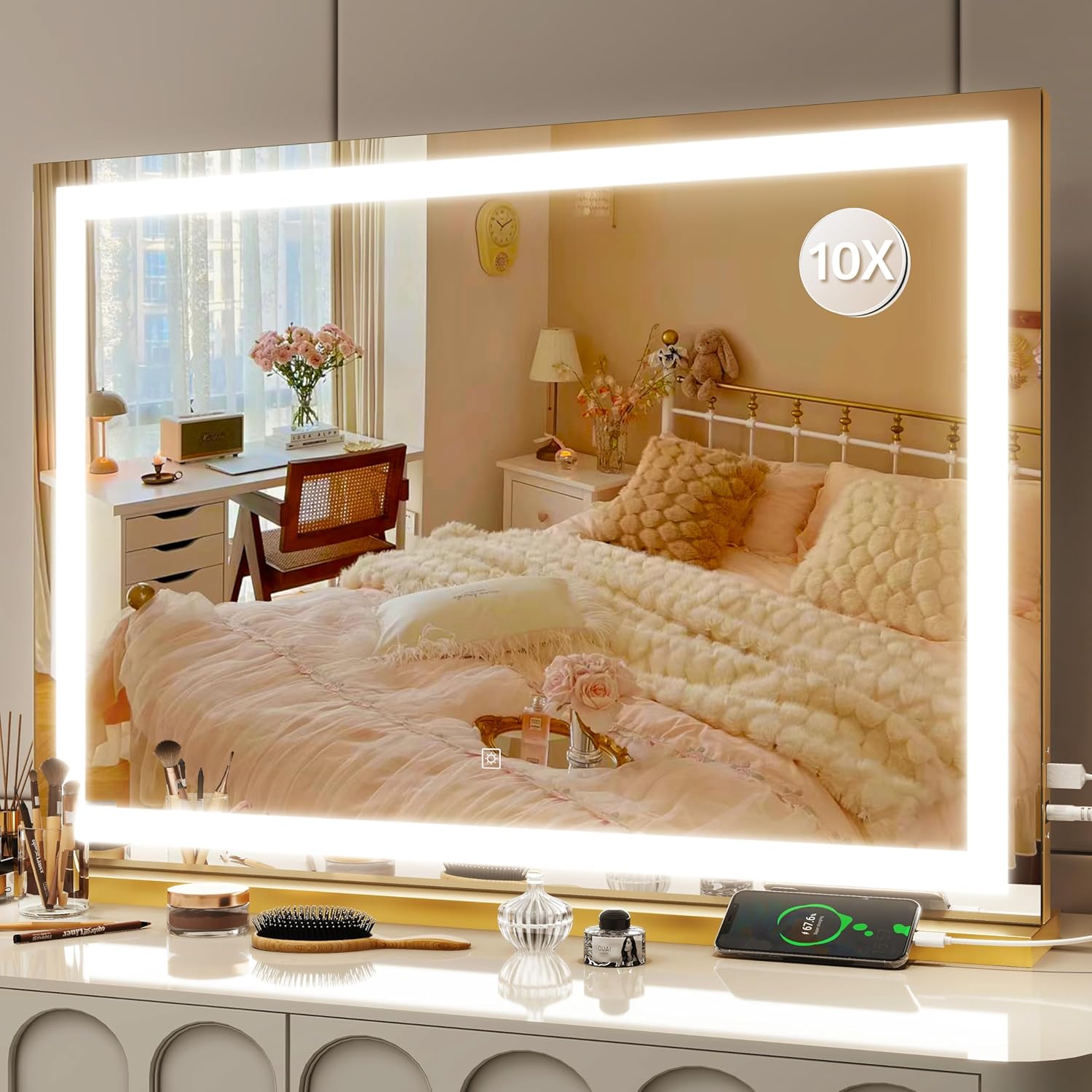 FENNIO Vanity Mirror with Lights for Perfect Makeup Routine