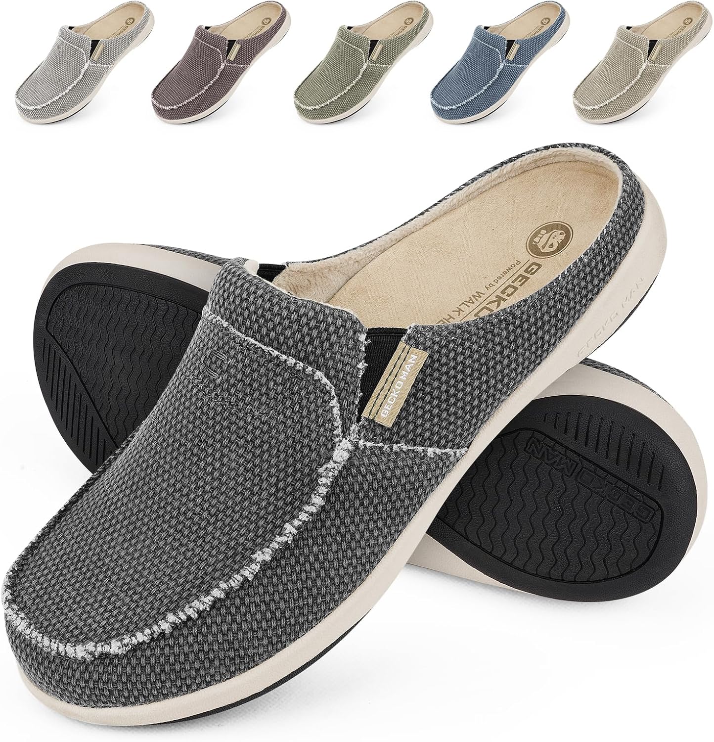 Mens Slippers with Arch Support for Comfort and Style