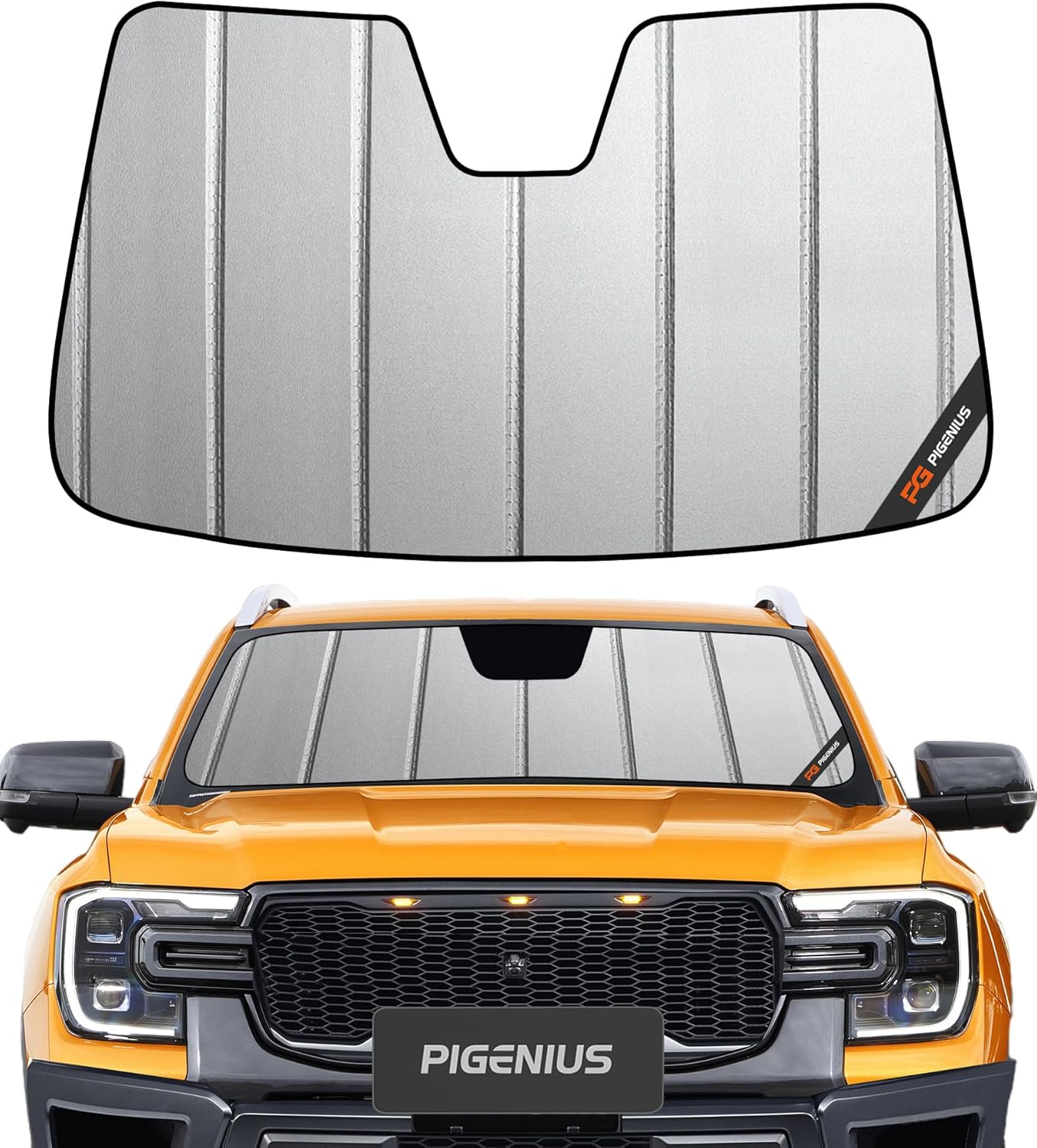 Windshield Sunshade for Ford Ranger 2024-2025 - Beat the Heat