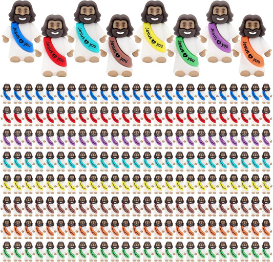 Mini Jesus Figures for Religious Parties and Craft Activities