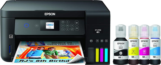 Epson EcoTank ET-2750 Wireless Color Printer - Cartridge-Free Convenience!