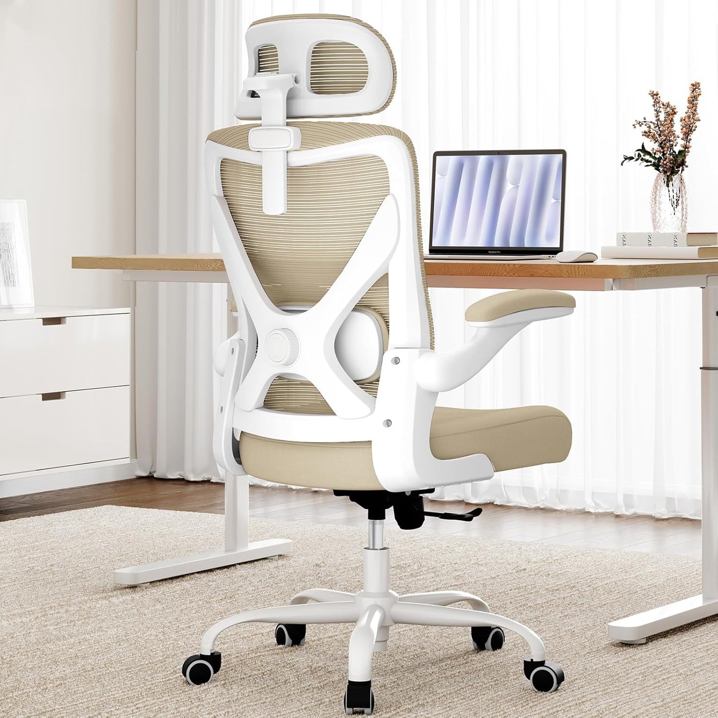 Ergonomic Office Chair with Lumbar Support for Comfort and Style
