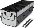 Car Trunk Organizer with Insulated Grocery Bag - 110L High Capacity