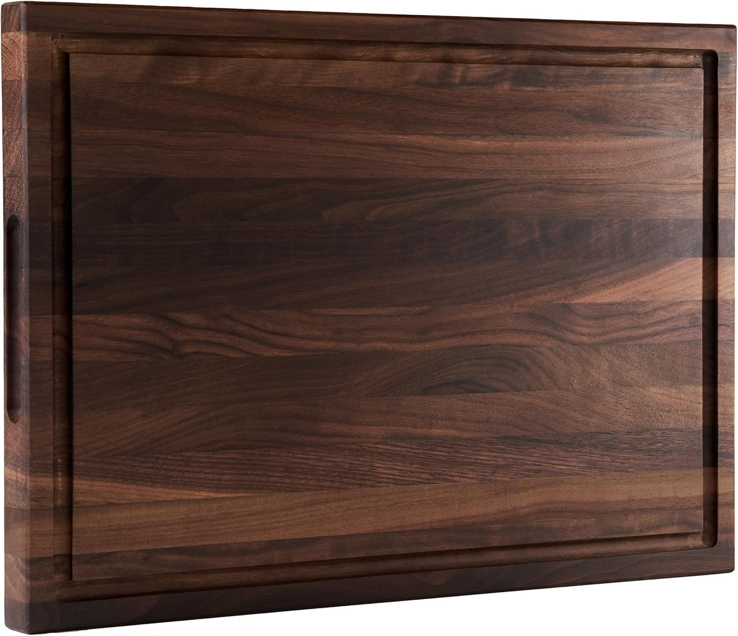 American Dark Walnut Wood Cutting Board with Juice Groove