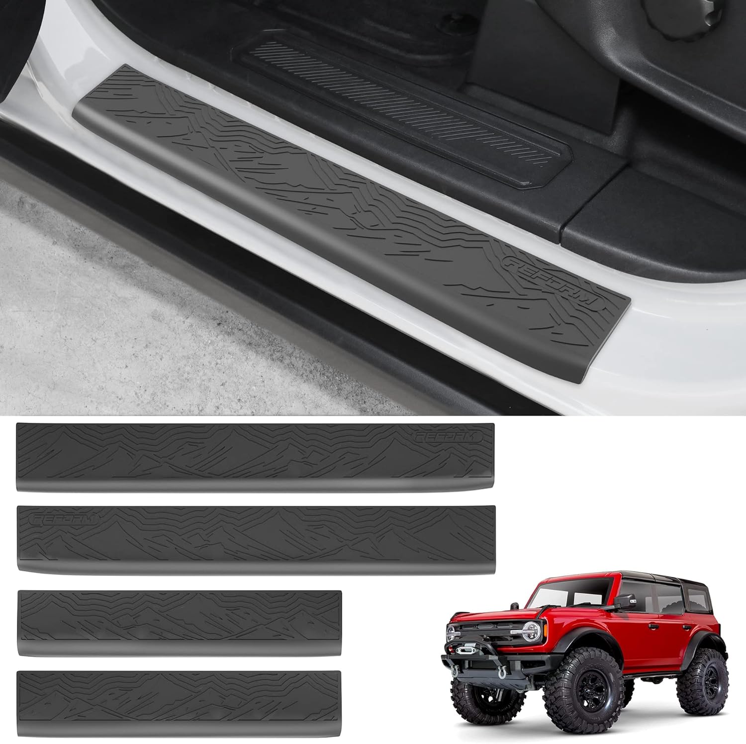 REFORM DESIGN Door Sill Guards for 2021+ Ford Bronco 4 Door