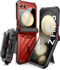 SUPCASE Galaxy Z Flip 5 Case with Stand & Belt-Clip - Rugged Hinge