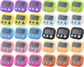 Magnetic Digital Timers 30 Pack - Classroom and Kitchen Countdown
