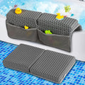 Baby Bath Kneeler and Elbow Rest Pad Set Grey - Quick Dry Comfort