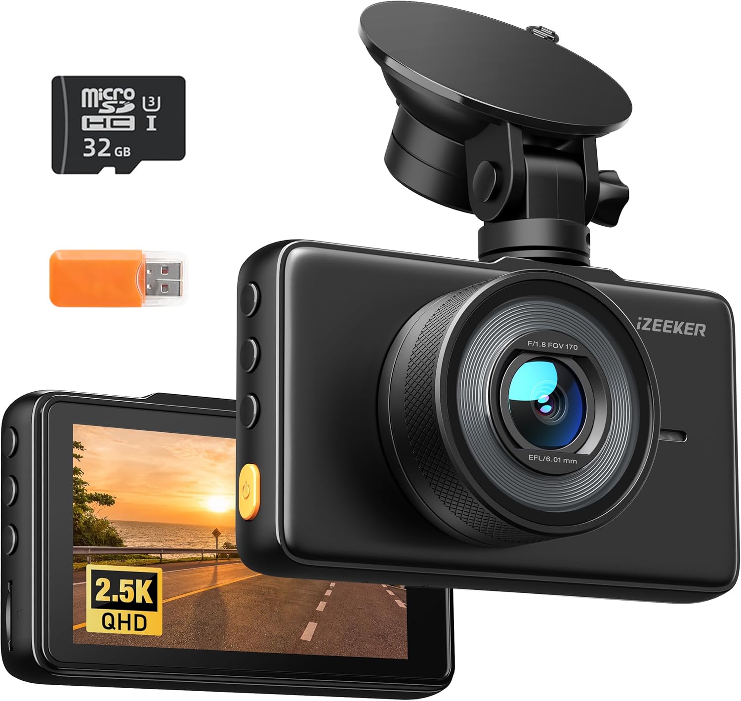 Get Peace of Mind: iZEEKER 1440P Dash Cam