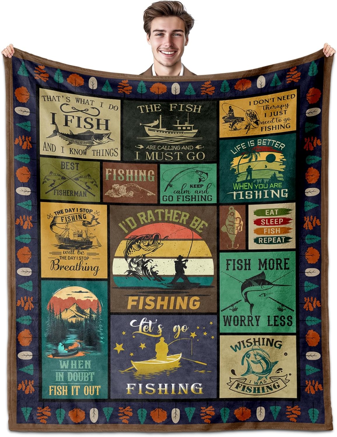 Cozy Fishing Blanket - Perfect Gift for Anglers!