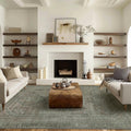 GENIMO 9x12 Area Rug for Living Room, Vintage Lightweight Design