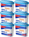 Vacplus 6-Pack Moisture Absorbers: Portable Dehumidifier for Bathroom & Closet