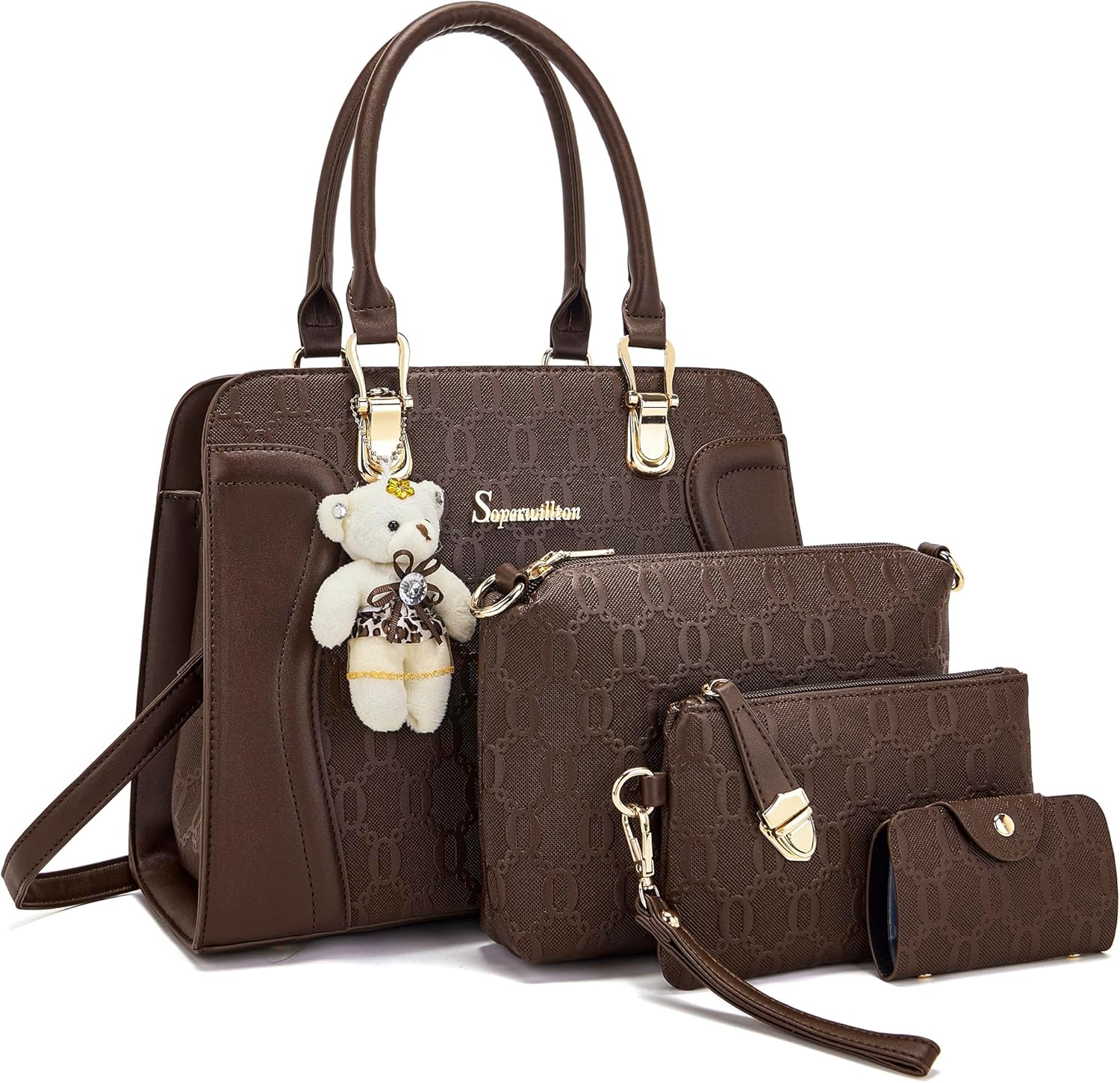 Stylish Women's Fashion Handbags Tote Bags Set for Every Occasion