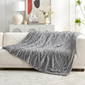 Cozy Bliss Faux Fur Throw Blanket 50ftx60ft - Plush Warm Comfort