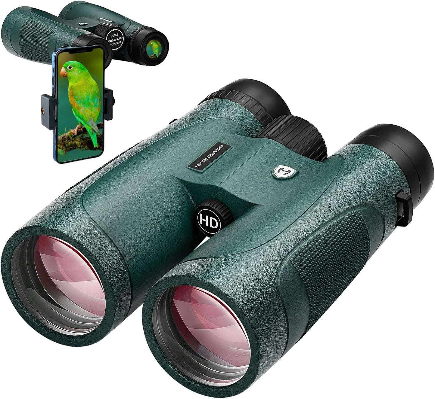 15x52 High Powered Binoculars for Adults - Lightweight Waterproof