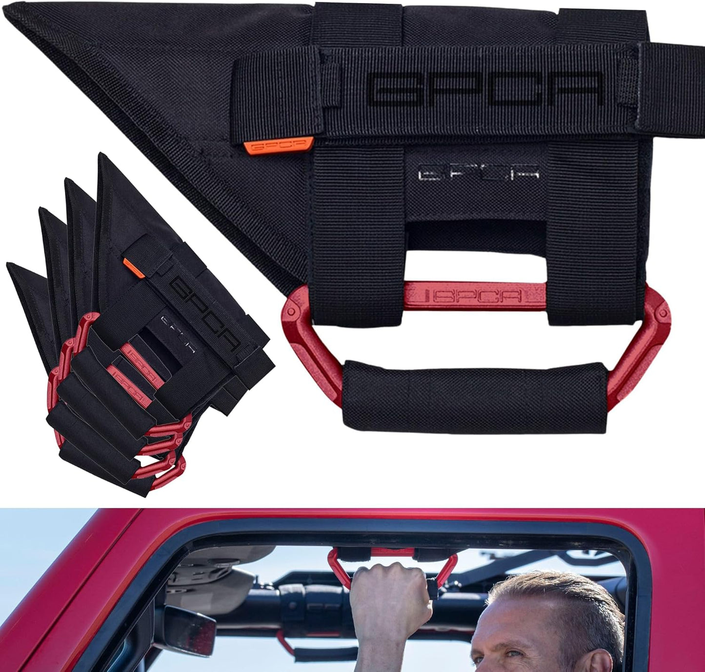 Metal Grab Handles for Jeep Wrangler 4xe, JL, JT, JK, Sport