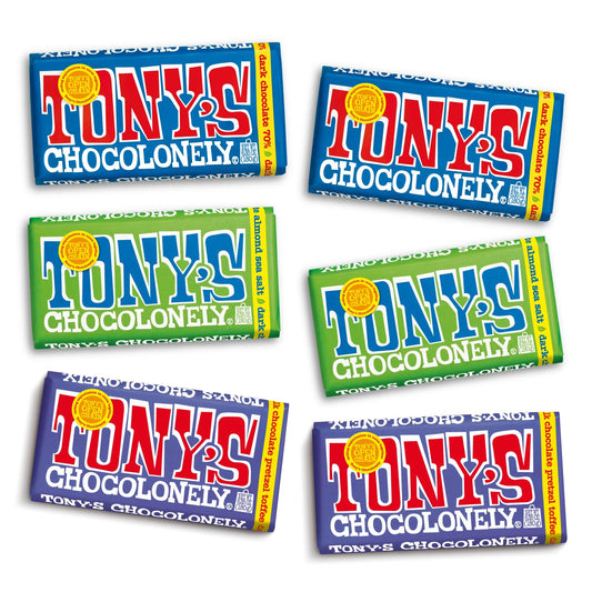 Tony's Chocolonely Dark Chocolate Bundle - Fairtrade Gift Idea