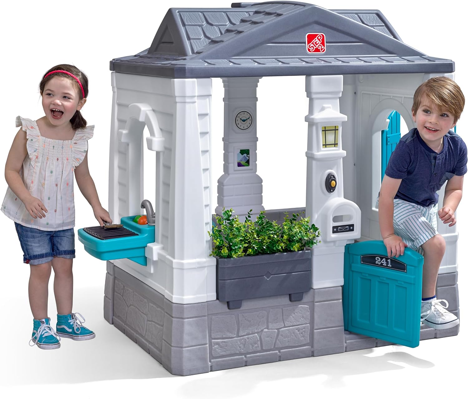 Step2 Neat & Tidy Cottage Playhouse for Indoor and Outdoor Fun
