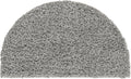 Solid Shag Area Rug 2 ft 2 in x 3 ft 7 in - Plush Cloud Gray
