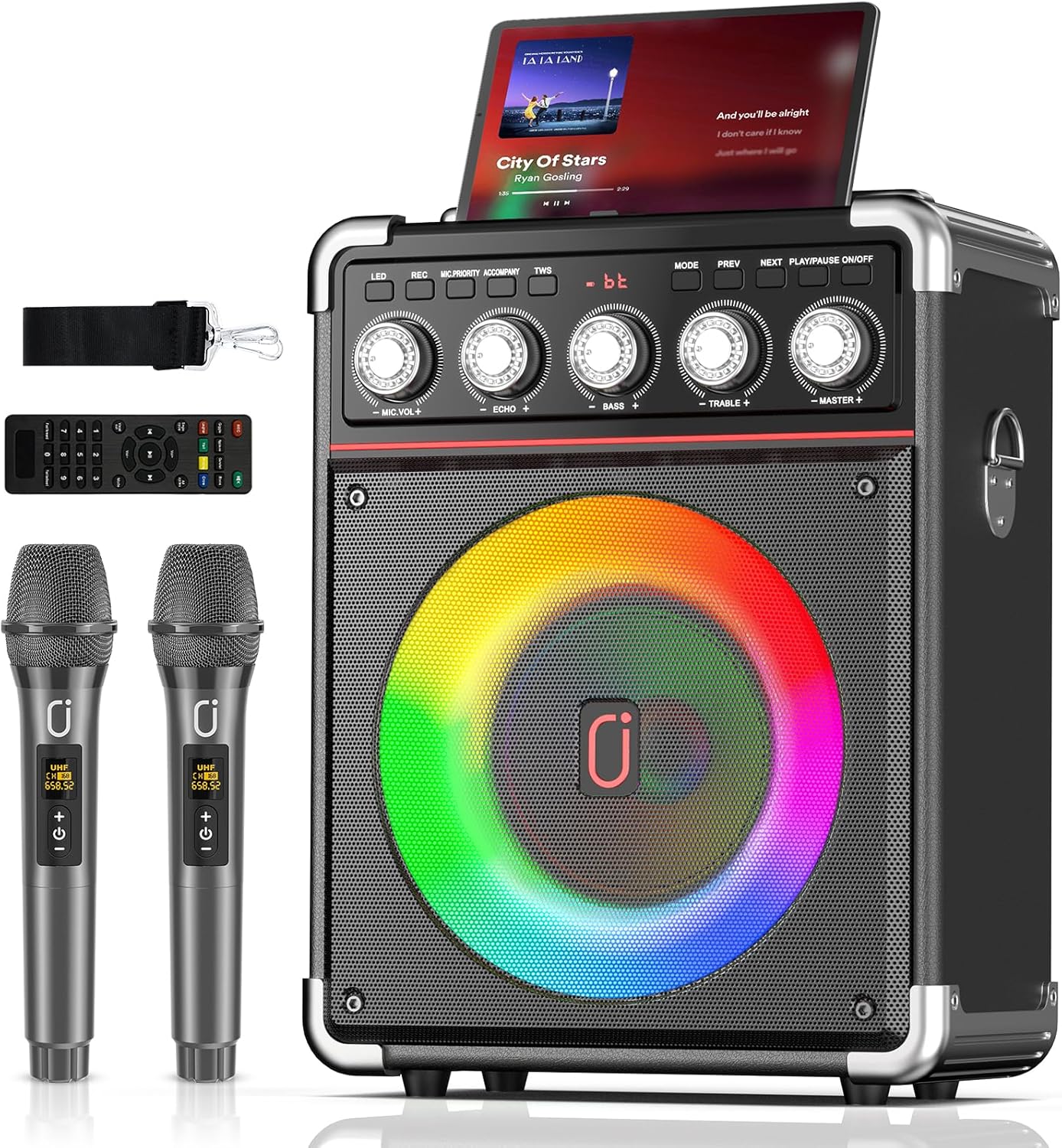Portable Karaoke Speaker Duo: Buy 1 Get 1 Free!