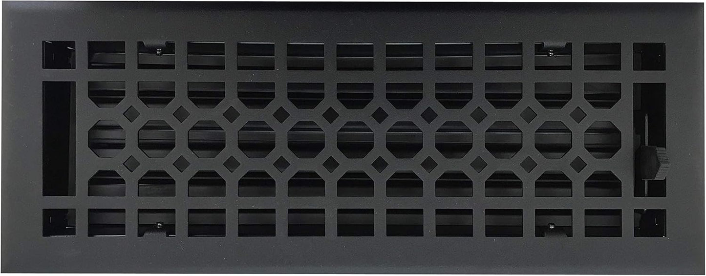 Empire Register Co Steel Floor Register 4x12 inch Heavy Duty Vents
