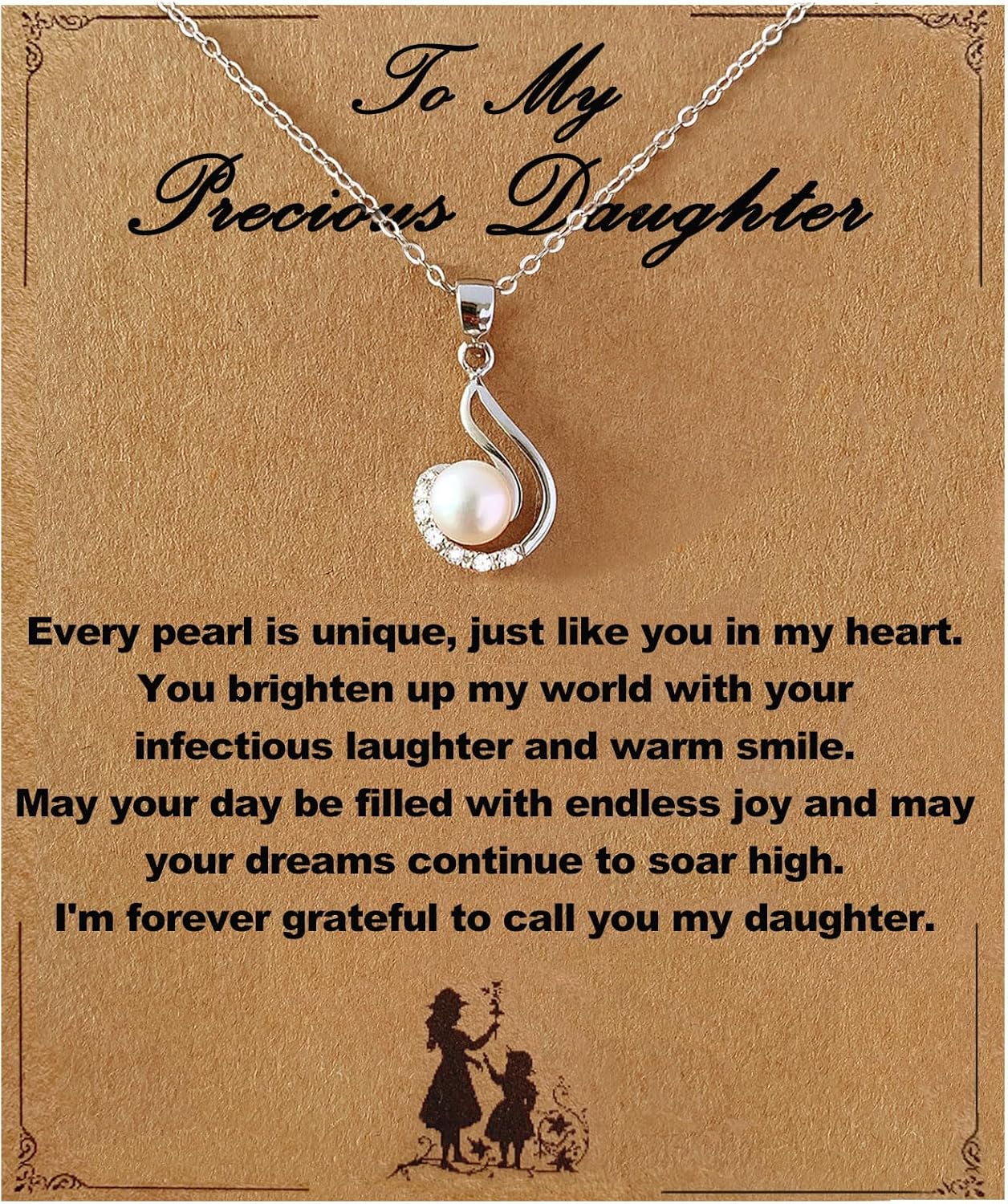 Beautiful Daughter Necklace for Graduation and Special Occasions