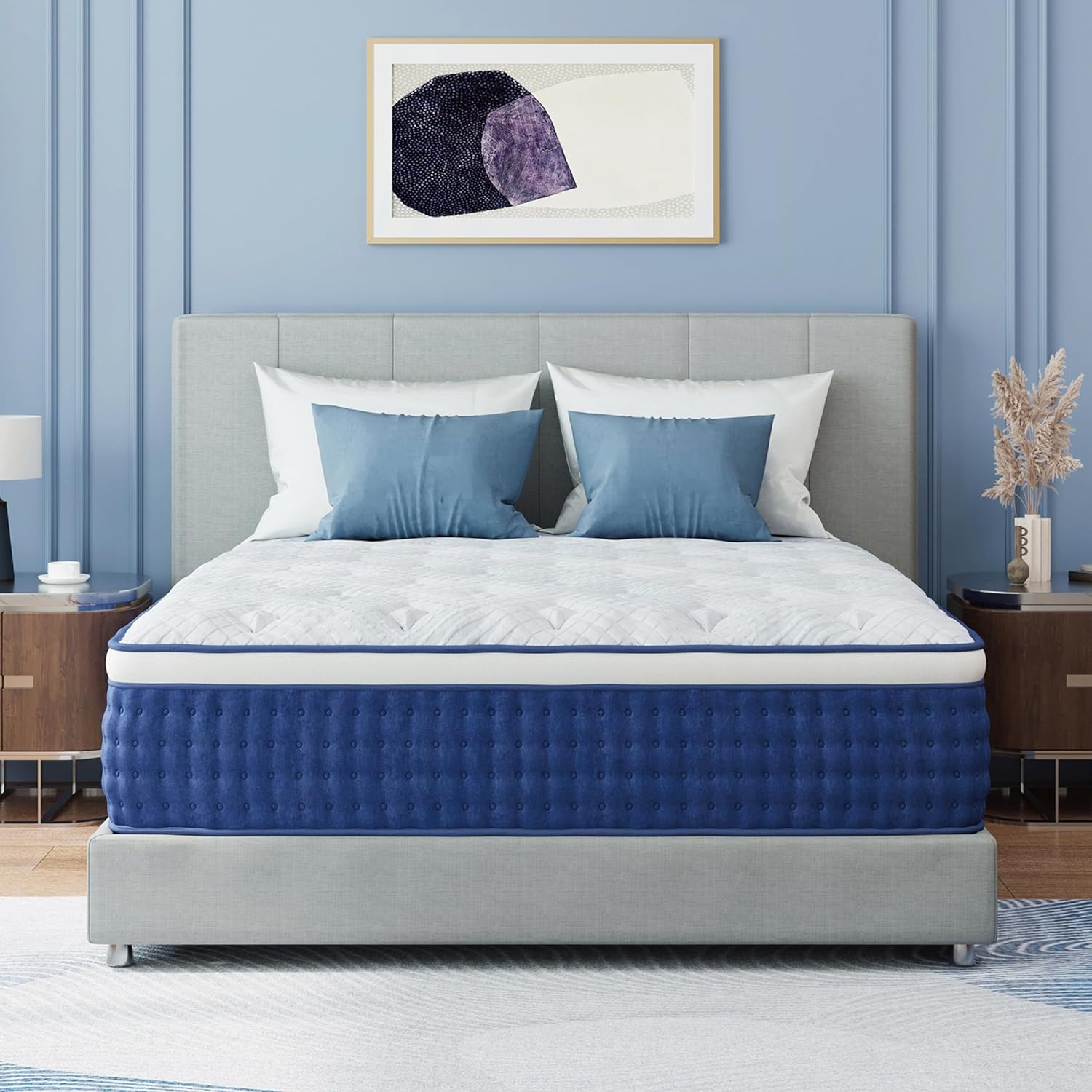 Full Size 12 Inch Hybrid Mattress for Comfort and Support