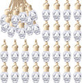 Hanging Car Air Freshener Bottles 50-Pack - Bulk Empty Diffuser