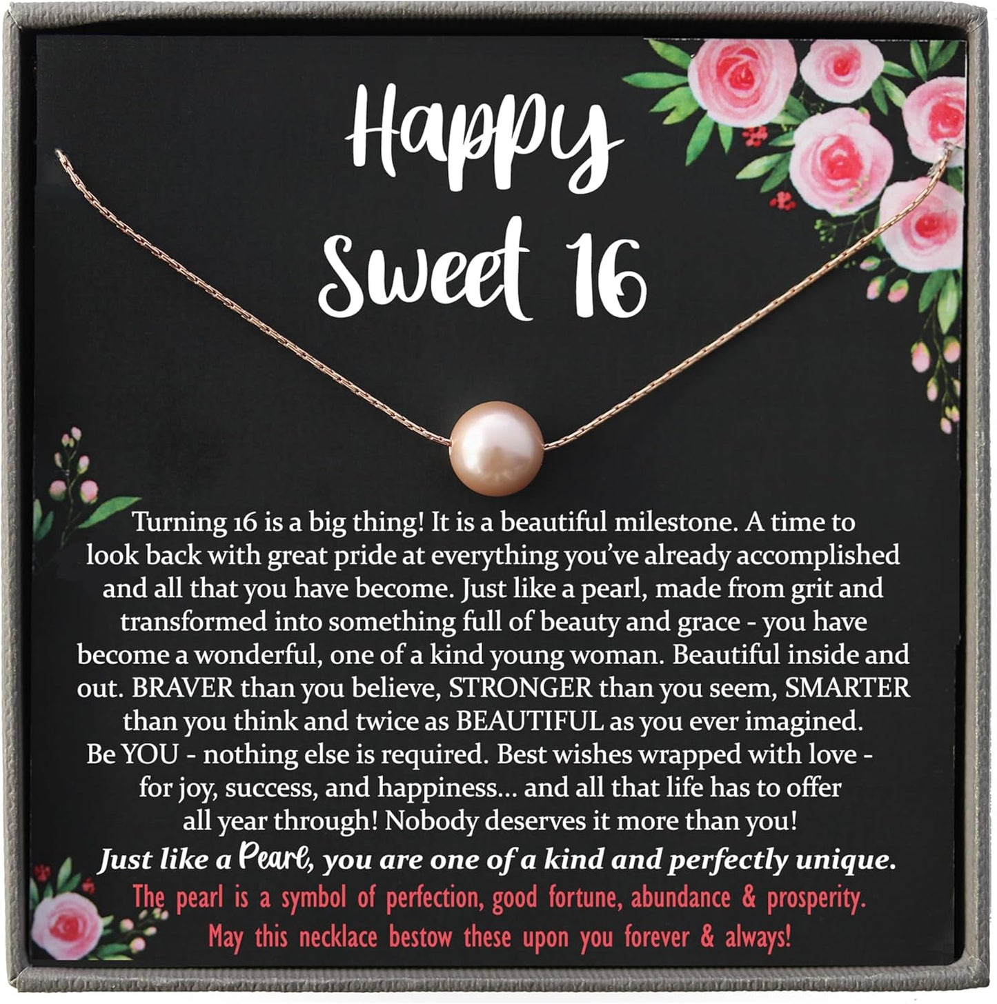 Be Wished Personalized Sweet 16 Gift for Girls Necklace