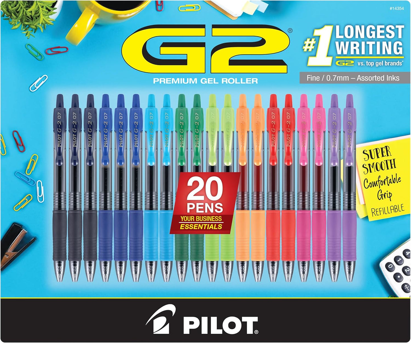 Pilot G2 Premium Gel Pens for Smooth Writing and Creativity