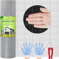 Hardware Cloth 1/4 in 36 x 100 ft Galvanized Wire Mesh Roll - Durable