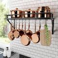 30-Inch Kitchen Pan Pot Rack Wall Mounted Organizer - Space Saving