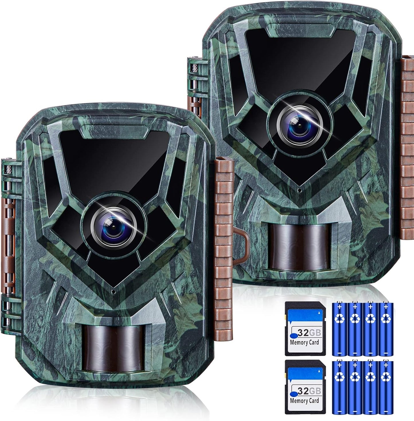 KJK Trail Cameras 36MP 2.7K with Night Vision for Wildlife