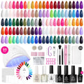 Beetles 85 Pcs Gel Nail Polish Kit for Stunning Home Manicure