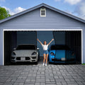 Sliding Garage Door Screen 16x7Ft Heavy Duty Fiberglass Mesh