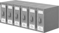 Bed Sheet Organizers and Storage Boxes 6 Pack - Neat Linen Closet