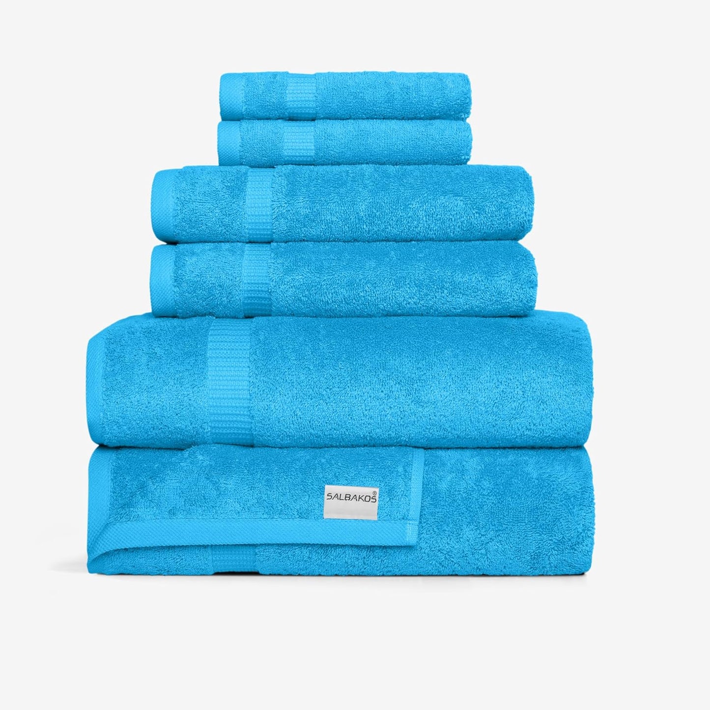 Luxurious 100% Turkish Cotton 6-Piece Towel Set for Home