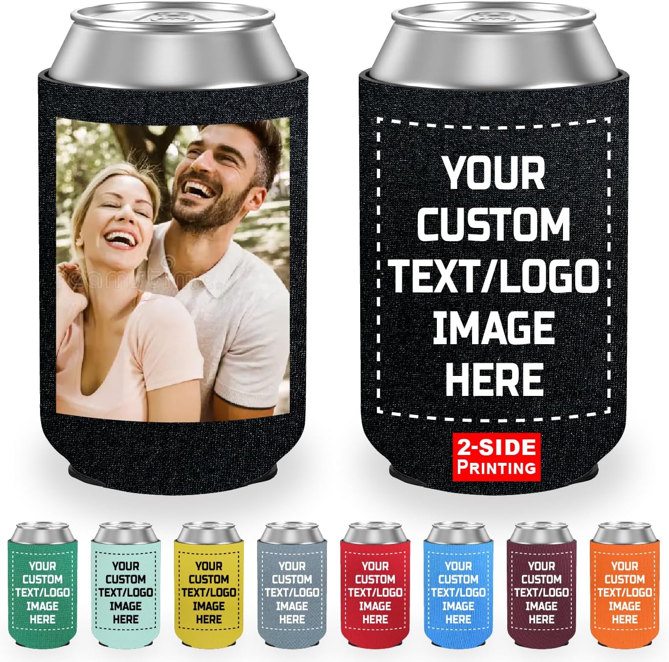 Custom Bulk Beer Can Coolers for Weddings, Parties, and More
