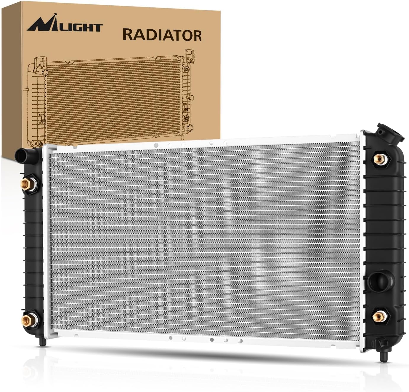 Nilight Radiator for Chevy Blazer and S10 4.3L Models 1996-2005