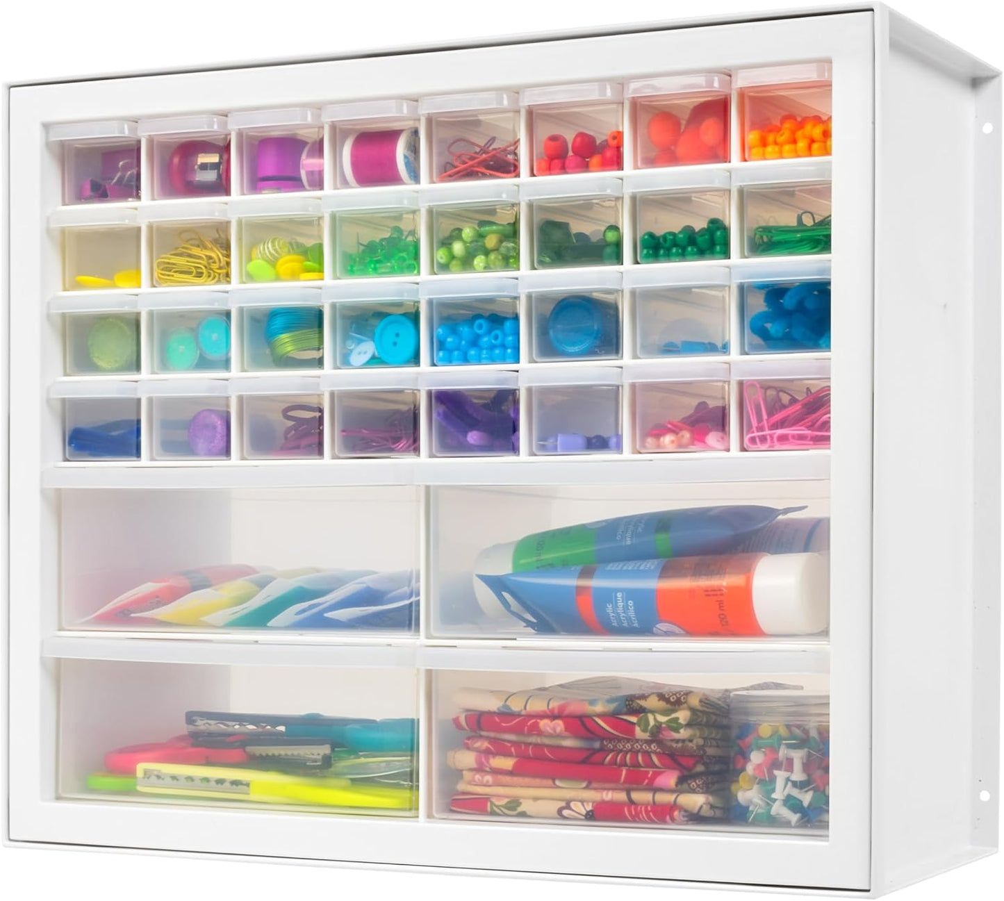 IRIS USA Screw Tool Organizer for Small Parts Storage Solutions