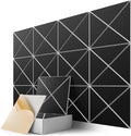 12 Pack Self-Adhesive Acoustic Panels 12 in x 12 in - Sleek X-Line