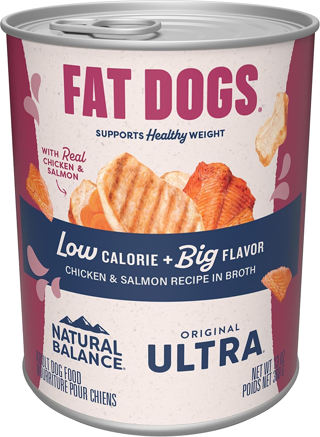 Natural Balance Original Ultra Fat Dogs Wet Food for Healthy Dogs