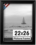 Black 22x26 Picture Frame.75 in Wide - Classic Black Wall Frame