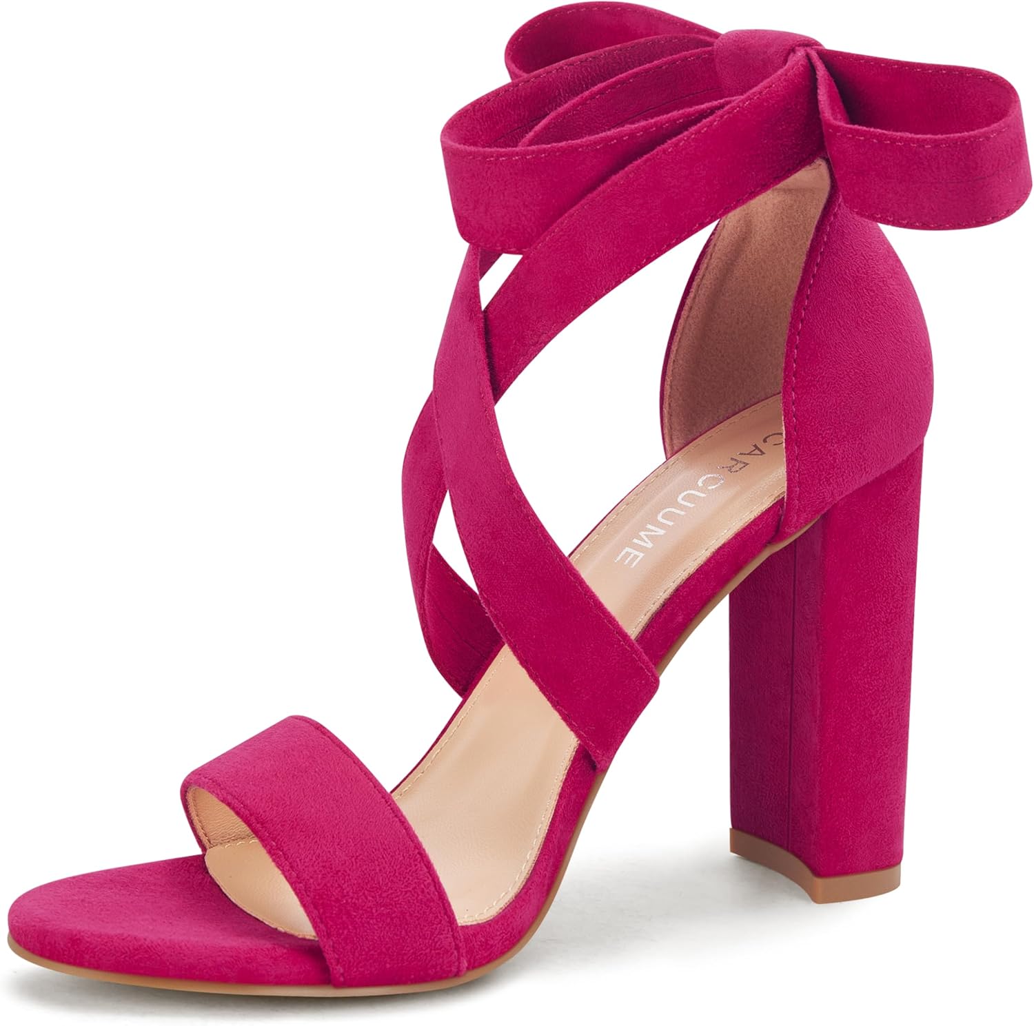 Strappy Heels for Women with Chunky Block Heel Design