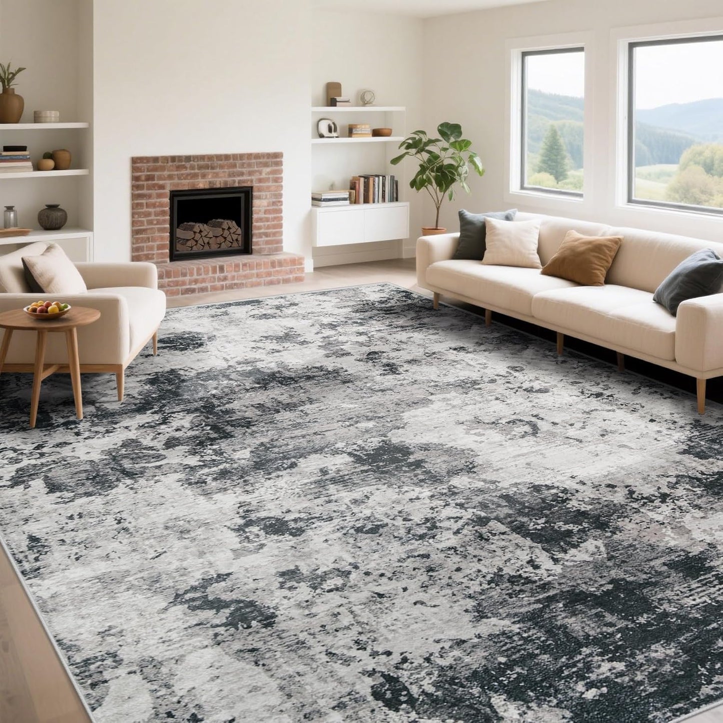 9x12 Area Rug for Living Room, Soft Non Slip Kids Rug