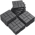 Goovilla Plastic Interlocking Deck Tiles 27 Pack - All-Weather Patio
